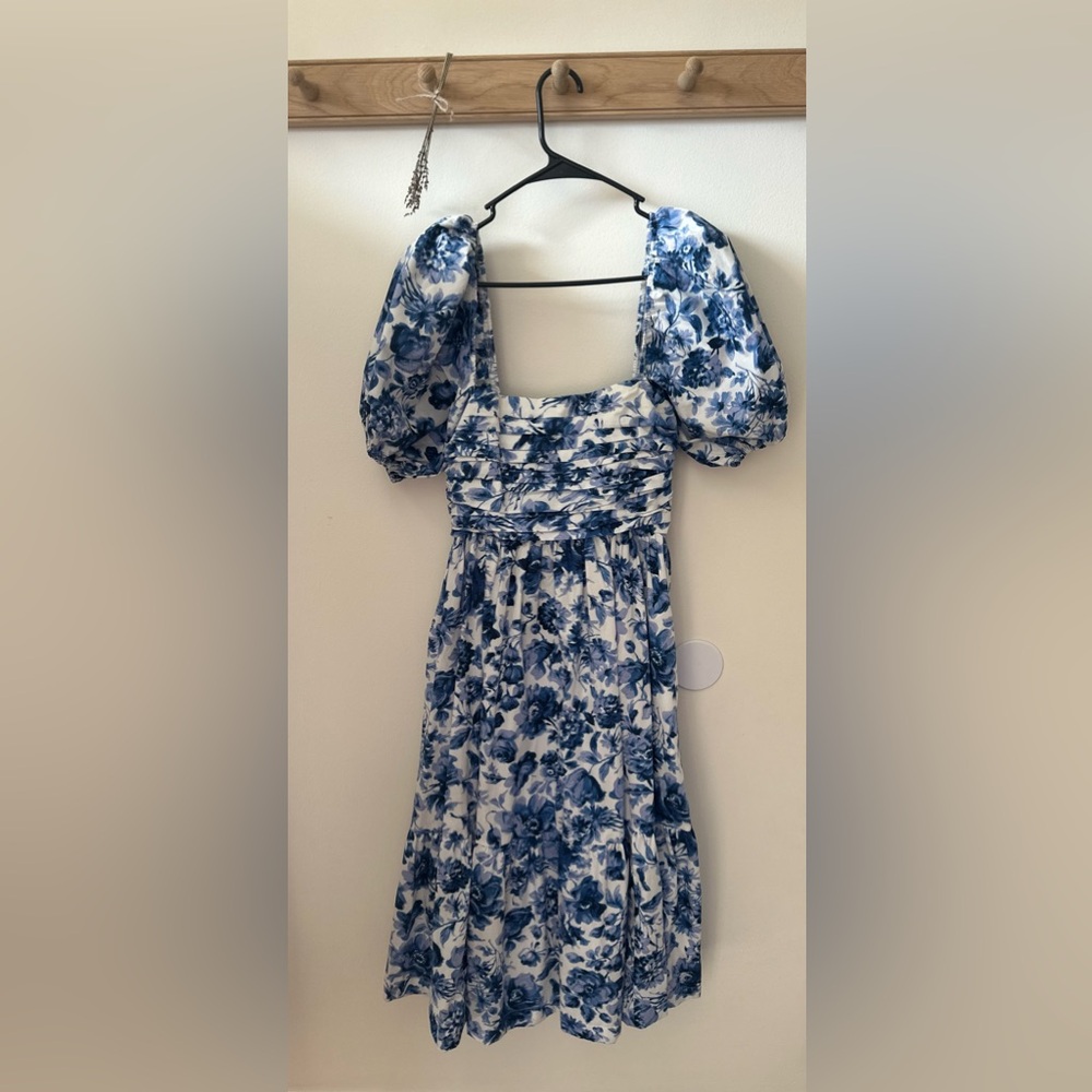 Abercrombie & Fitch Blue Floral Dress